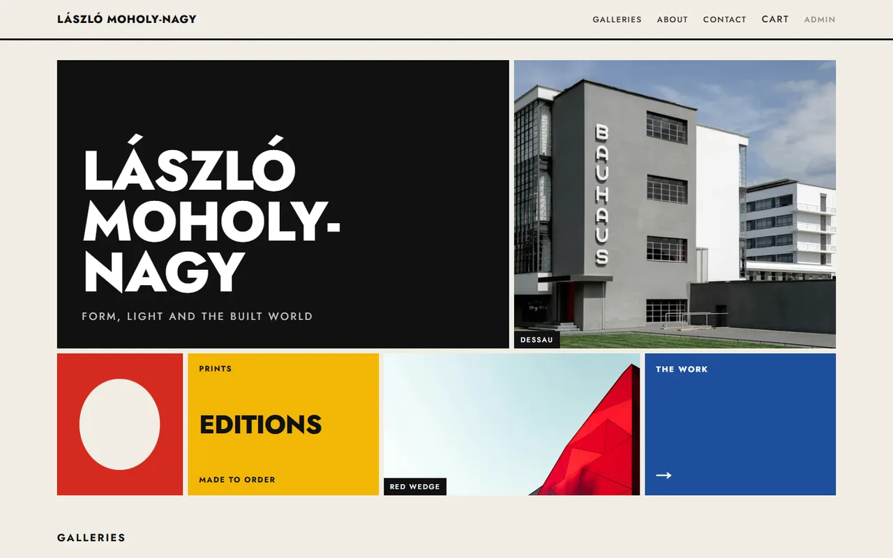 Bauhaus demo site