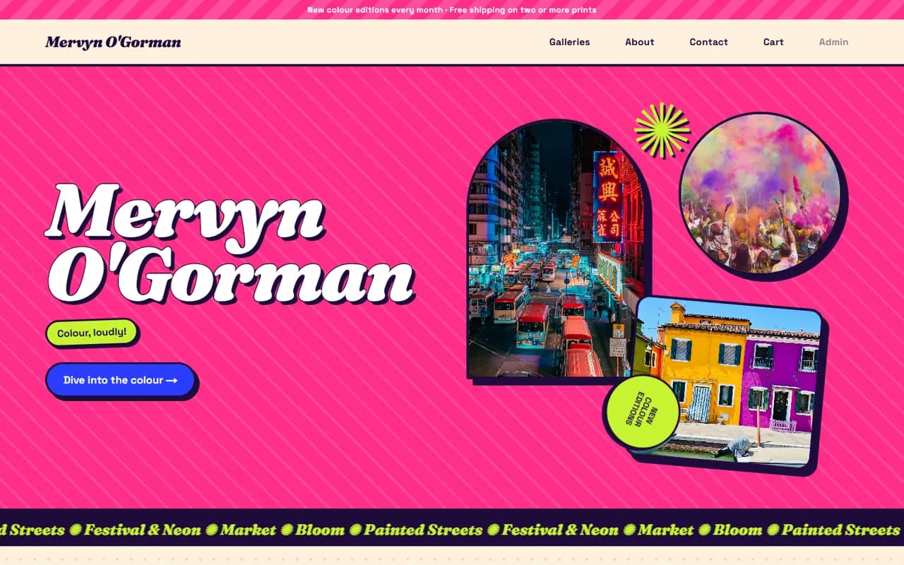 Maximalism demo site